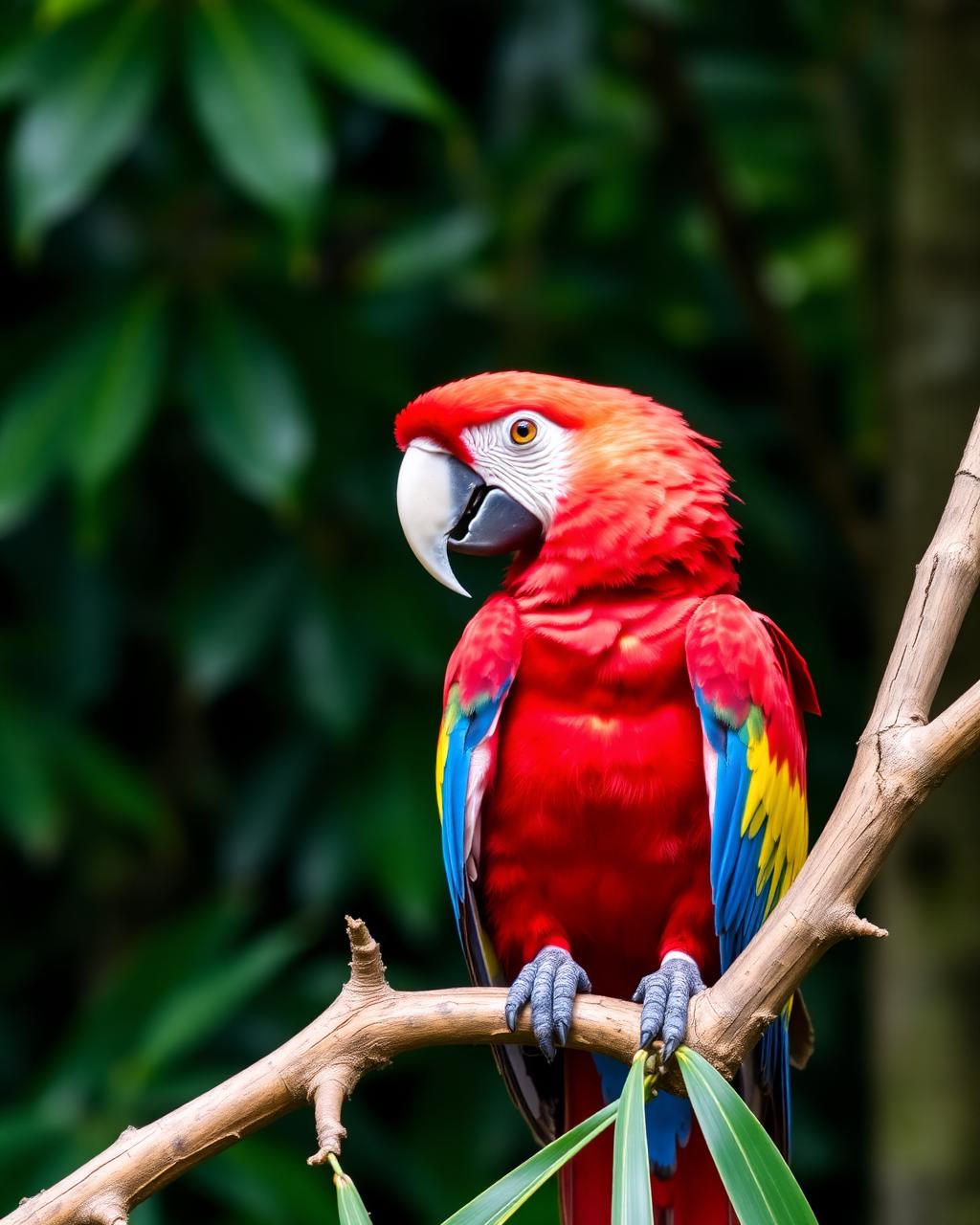Scarlet macaw